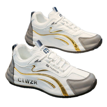 Women's sporty sneakers with breathable mesh upper and innovative cushioning
