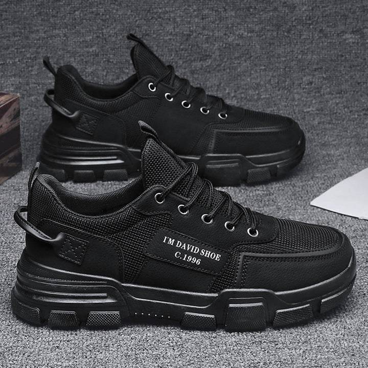 Ladies' athletic shoes with cushioned sole and breathable materials