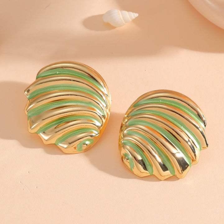 Women's ear clips in maritime shell design Tom Cottons