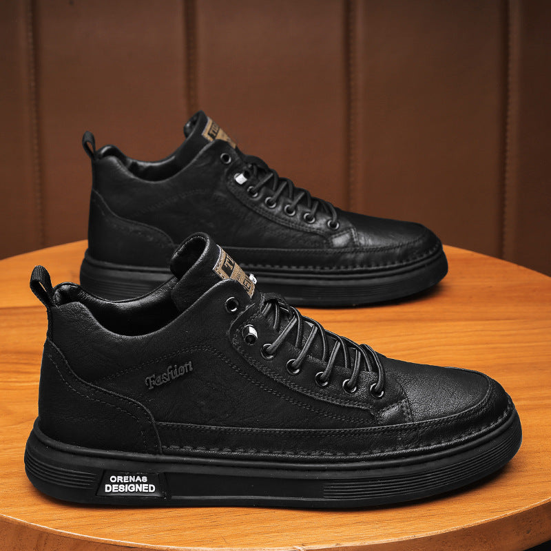 High-top athletic and fashionable sneakers for women with elegant details