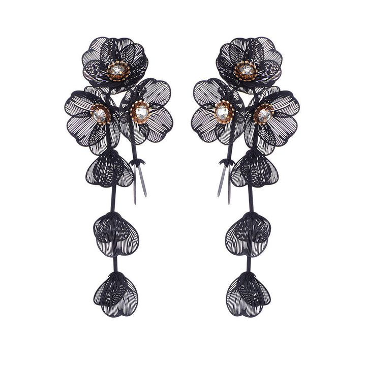 Ladies' earrings in elegant floral design Tom Cottons