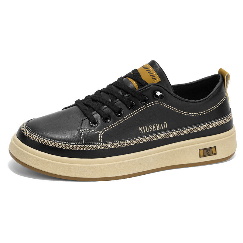 Women’s stylish leather sneakers with comfortable cushioning and slip-resistant sole