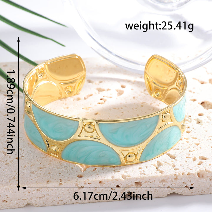 Women's cuff bracelet with artistic design Tom Cottons