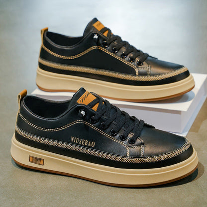 Women’s stylish leather sneakers with comfortable cushioning and slip-resistant sole
