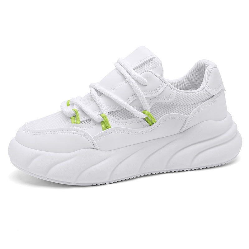 Women's sporty sneakers with innovative lacing technology and ultra-light design