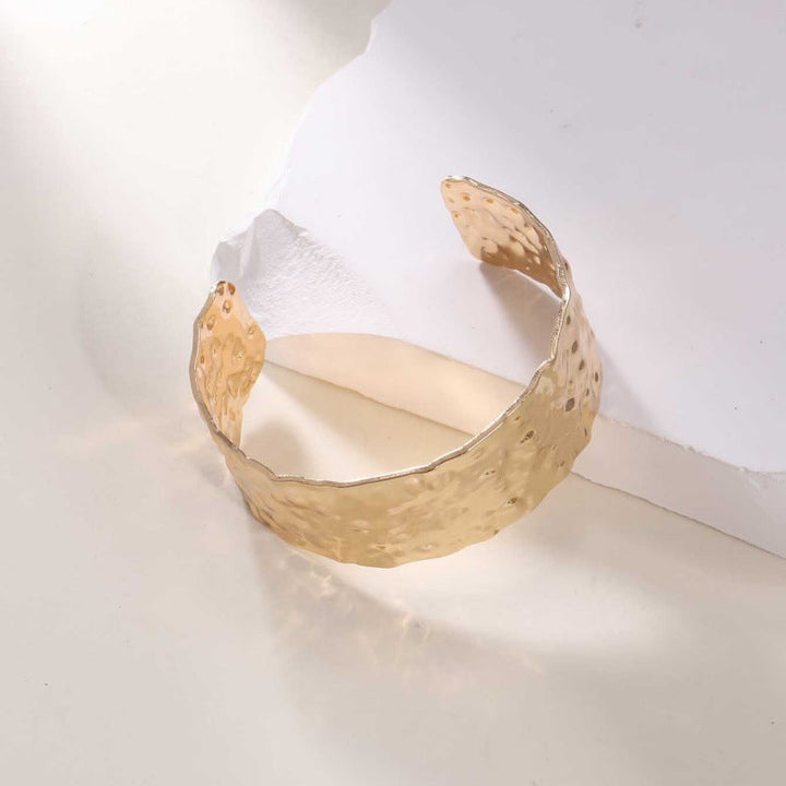 Ladies Open Cuff Bracelet with Artistic, Organic Design Tom Cottons