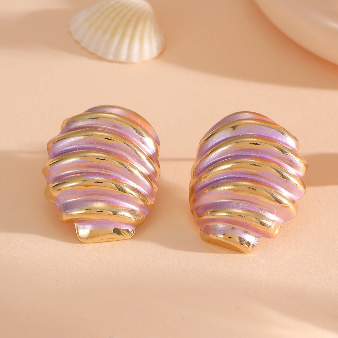 Women's ear clips in maritime shell design Tom Cottons