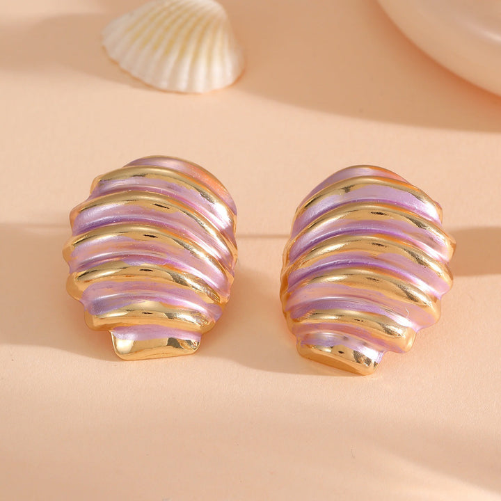Women's ear clips in maritime shell design Tom Cottons