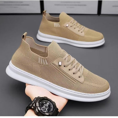 Women Breathable Casual Sneakers with Elastic Inserts