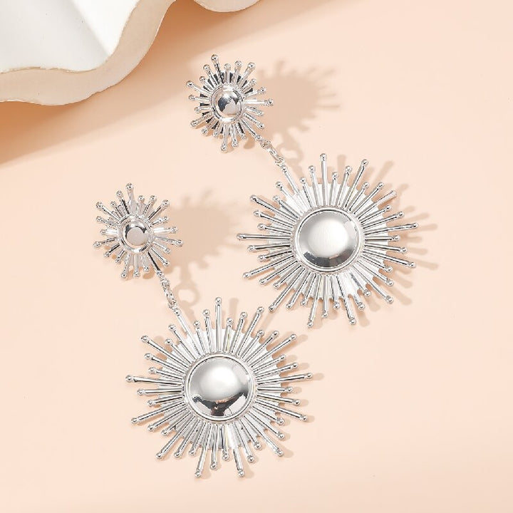 Women's Hanging Earrings in Modern Radiant Design Tom Cottons