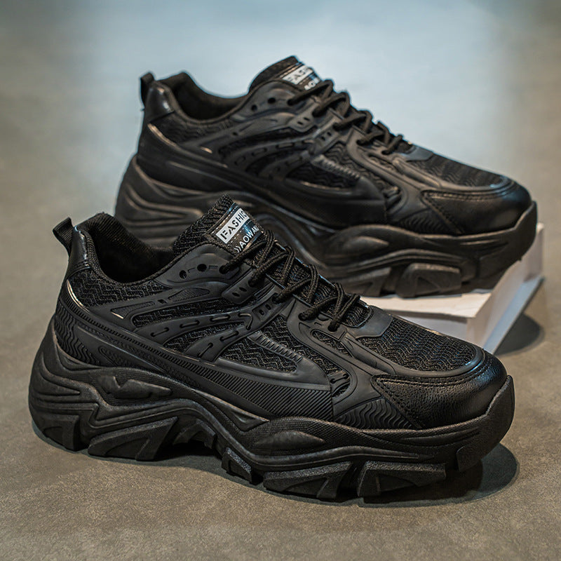 Women's sports shoes with cushioned sole and breathable inserts