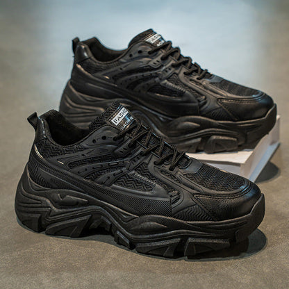 Women's sports shoes with cushioned sole and breathable inserts