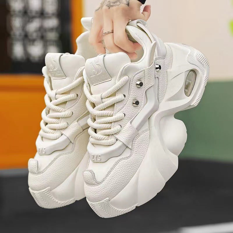 Women's Chunky Sneakers with Reinforced Sole and Ergonomic Design