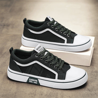 Women’s Stylish Low-Top Sneakers with Graphic Accents