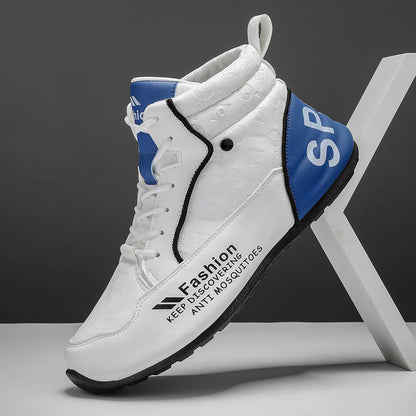 High top sports shoes for women with protective design and non-slip sole