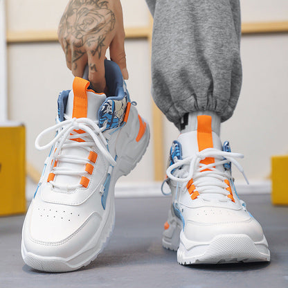 Ladies sporty sneakers with innovative support cushioning system