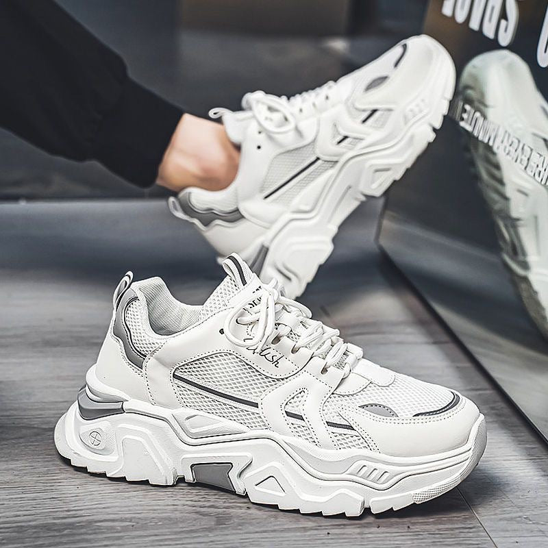 Women's athletic shoes with breathable upper material and cushioned sole