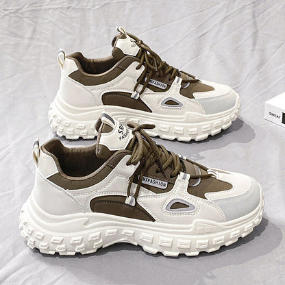 Fashion chunky sneakers for women with non-slip sole
