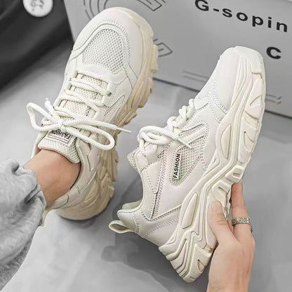 Women’s Sporty Sneakers with Robust Design and Breathable Inserts