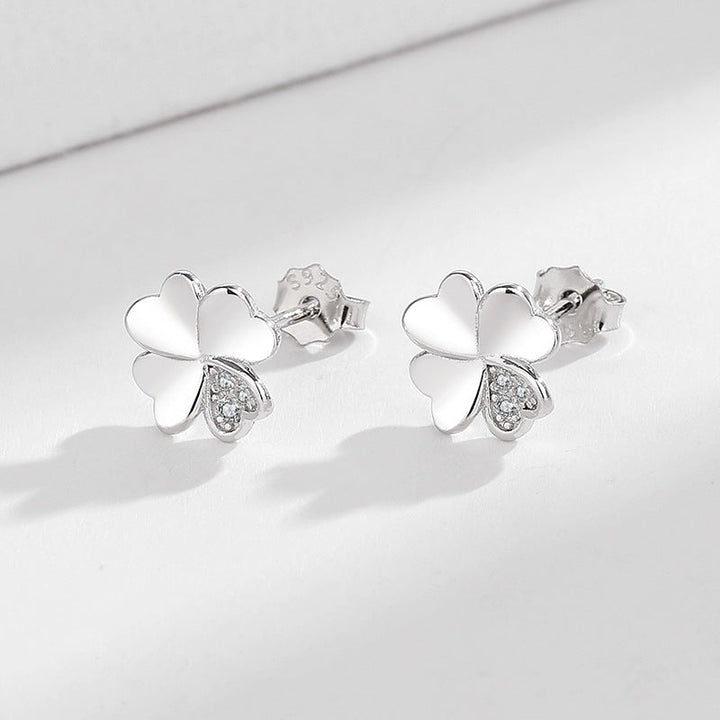 Ladies earrings in modern floral design Tom Cottons