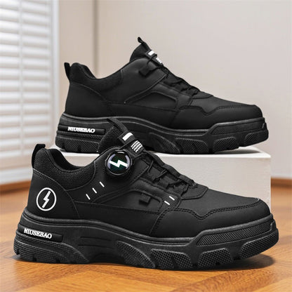 Women's sporty sneakers with innovative quick-lacing system and non-slip sole