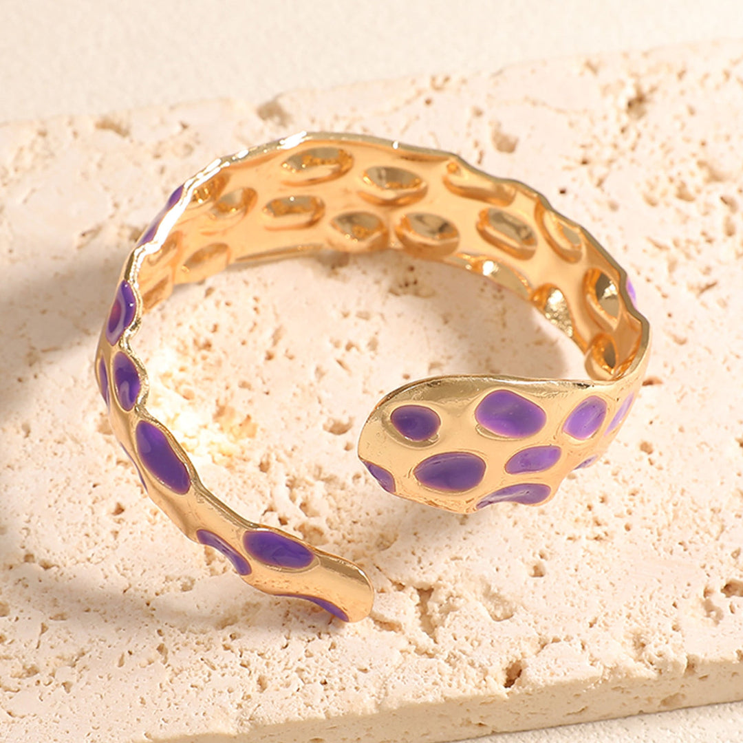 Ladies Open Bangle in Elegant Snake Design Tom Cottons