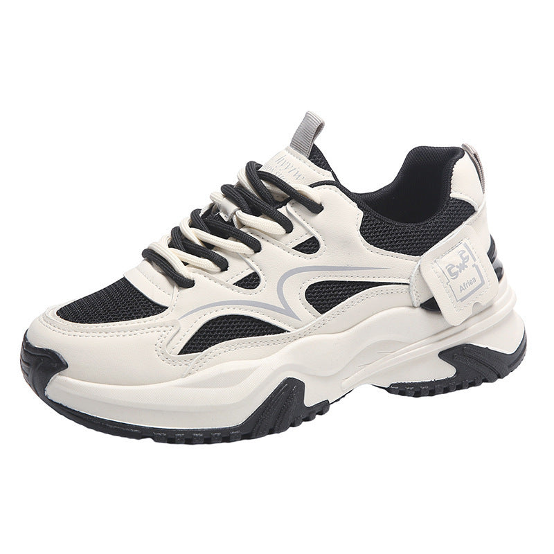 Women's Chunky Sneakers with stylish design and breathable upper material structure