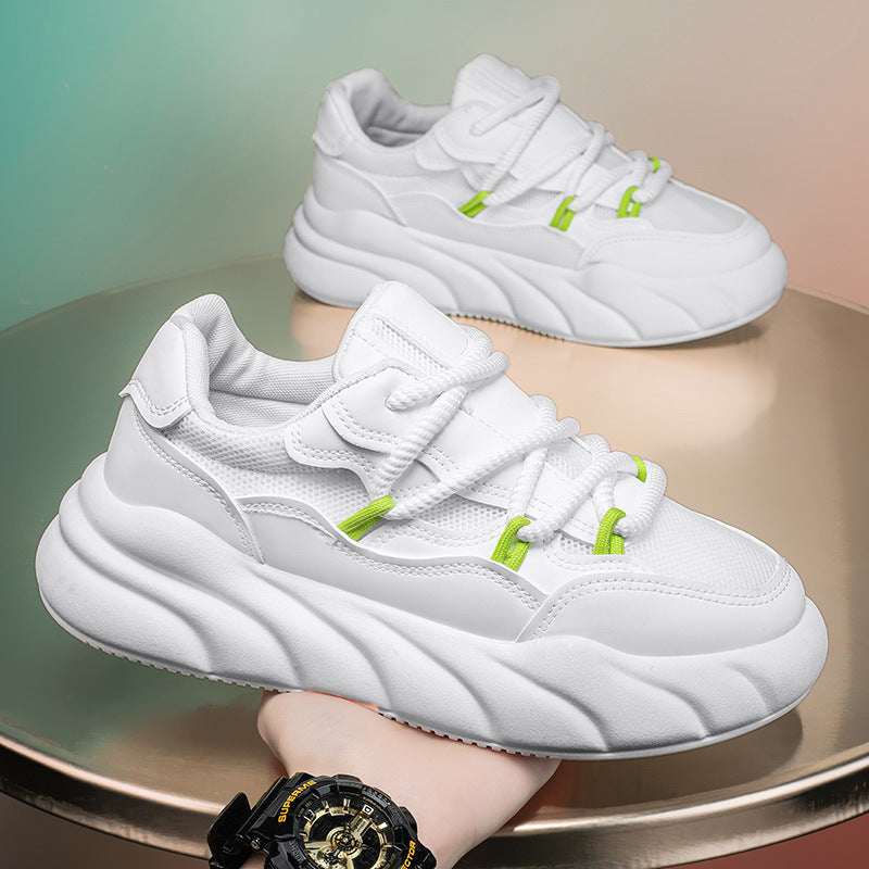 Women's sporty sneakers with innovative lacing technology and ultra-light design
