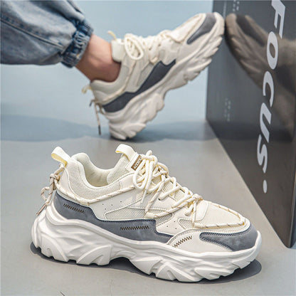 Ladies sporty sneakers with extra strong sole and breathable design
