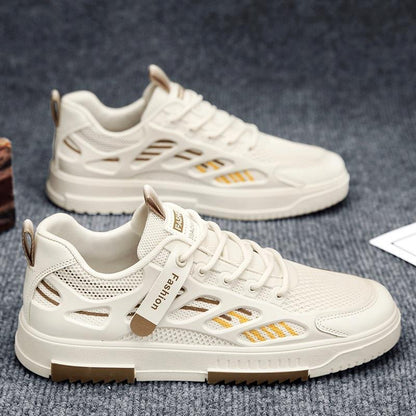 Women's breathable casual sneakers with flexible mesh upper and non-slip sole