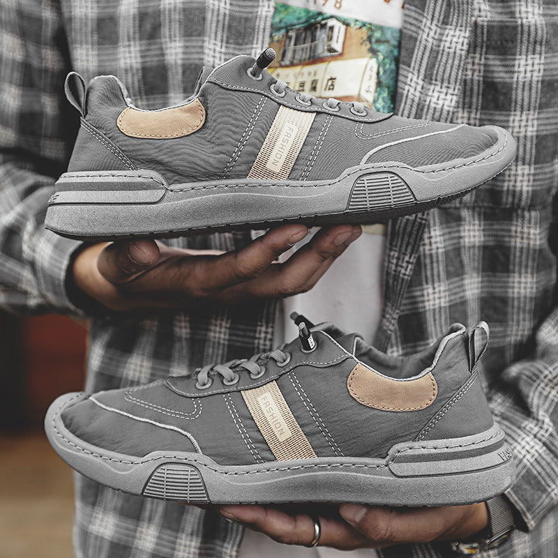 Fashionable casual sneakers for women with padded collar and flexible sole