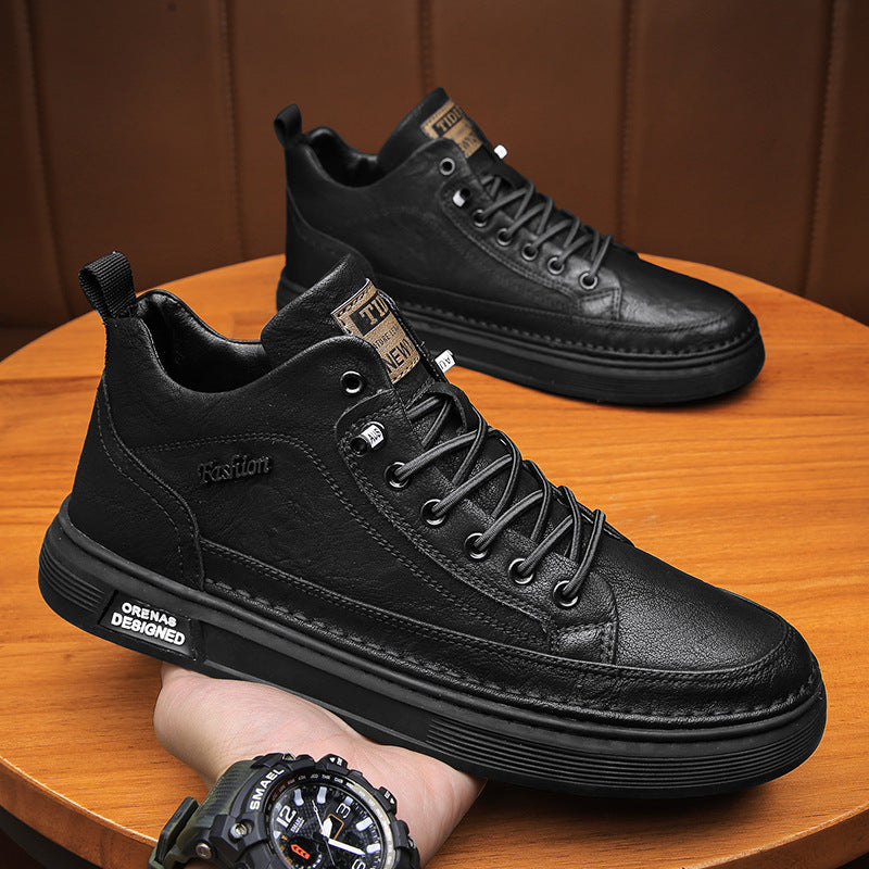 High-top athletic and fashionable sneakers for women with elegant details