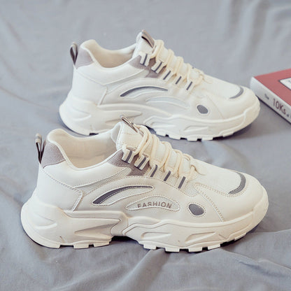 Sports shoes for women in modern-sport design with cushioned sole and breathable premium materials