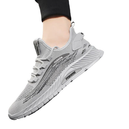 Women's Breathable Leisure Sneakers with Flexible Upper Material and Non-Slip Sole