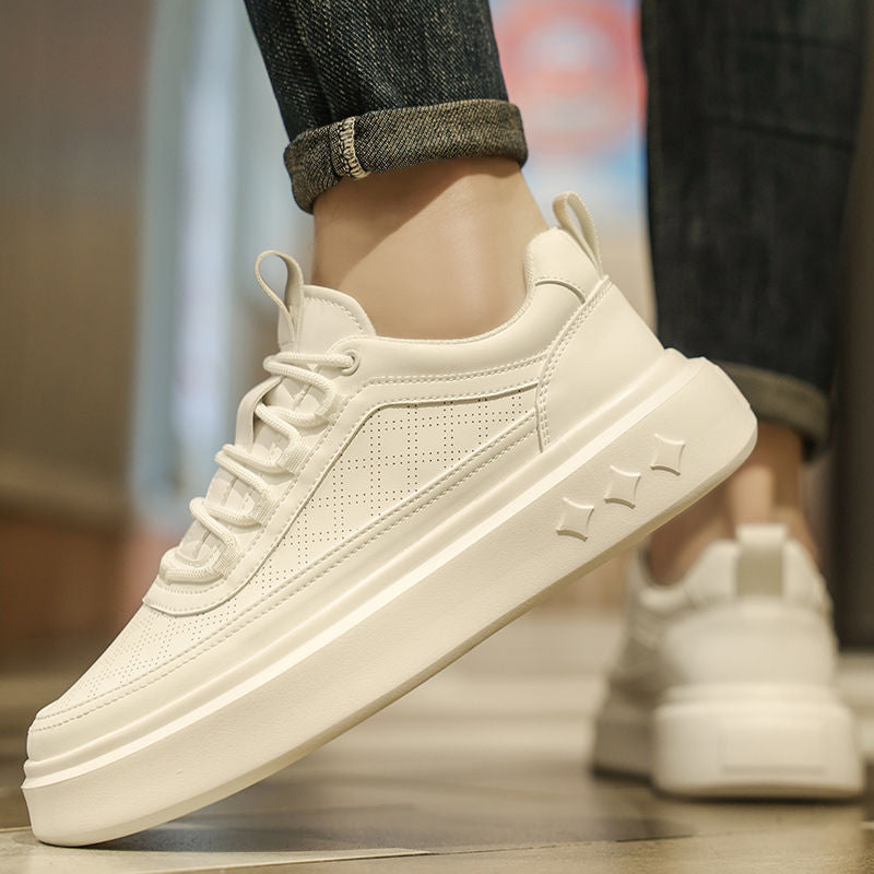 Fashion women's sneakers with breathable mesh upper and impact-absorbing sole