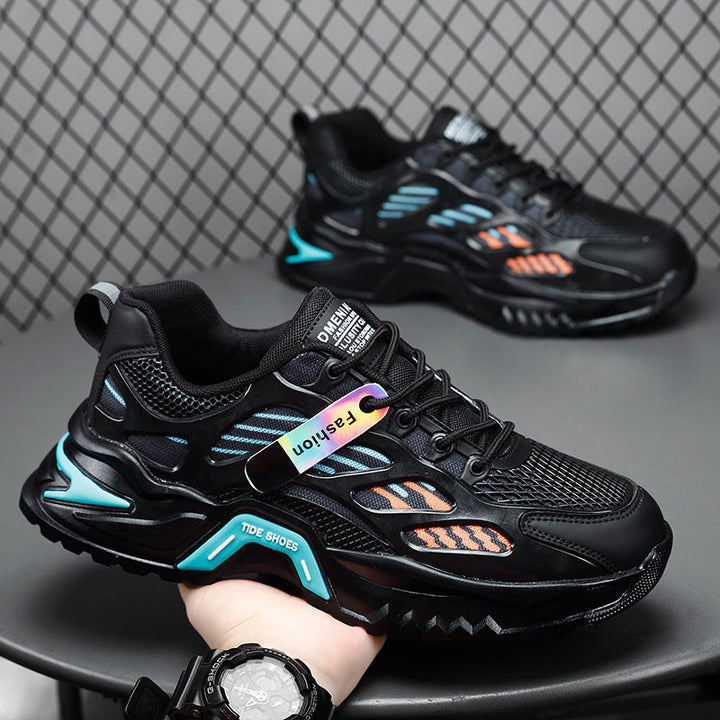 Women's sporty sneakers with breathable mesh upper and shock-absorbing sole