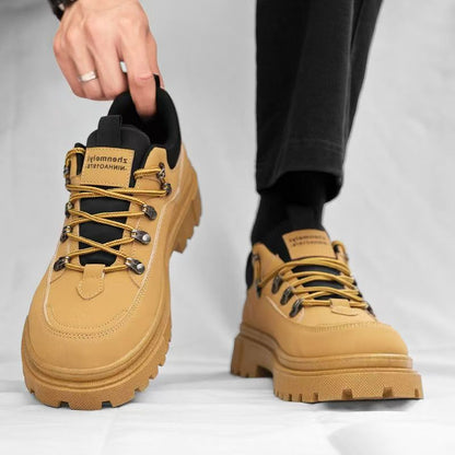 Women’s fashionable outdoor sneakers with a robust profile and breathable inserts