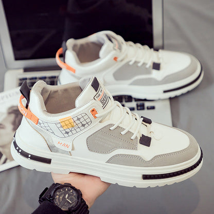 Ladies sporty sneakers with ergonomic cushioning