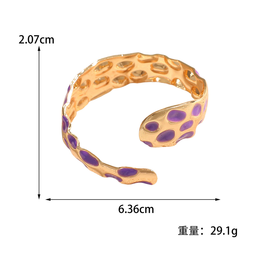 Ladies Open Bangle in Elegant Snake Design Tom Cottons