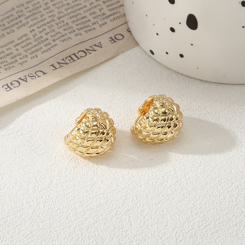 Women's Ear Clips with Elegant Pattern Tom Cottons