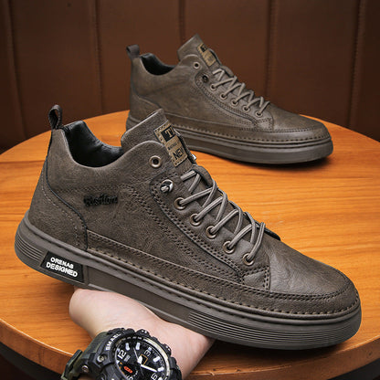 High-top athletic and fashionable sneakers for women with elegant details