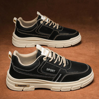 Women's sporty sneakers with non-slip sole and breathable construction