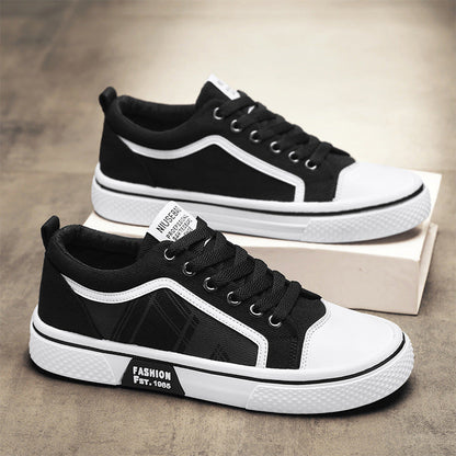 Women’s Stylish Low-Top Sneakers with Graphic Accents