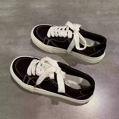 Women's Sporty Sneakers with Soft Suede and Durable Elastic Closure