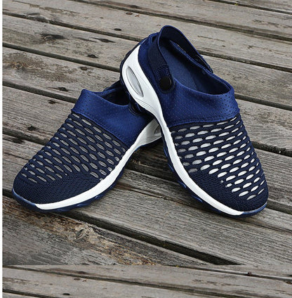Women's breathable Slip-On sneakers with fashionable mesh design