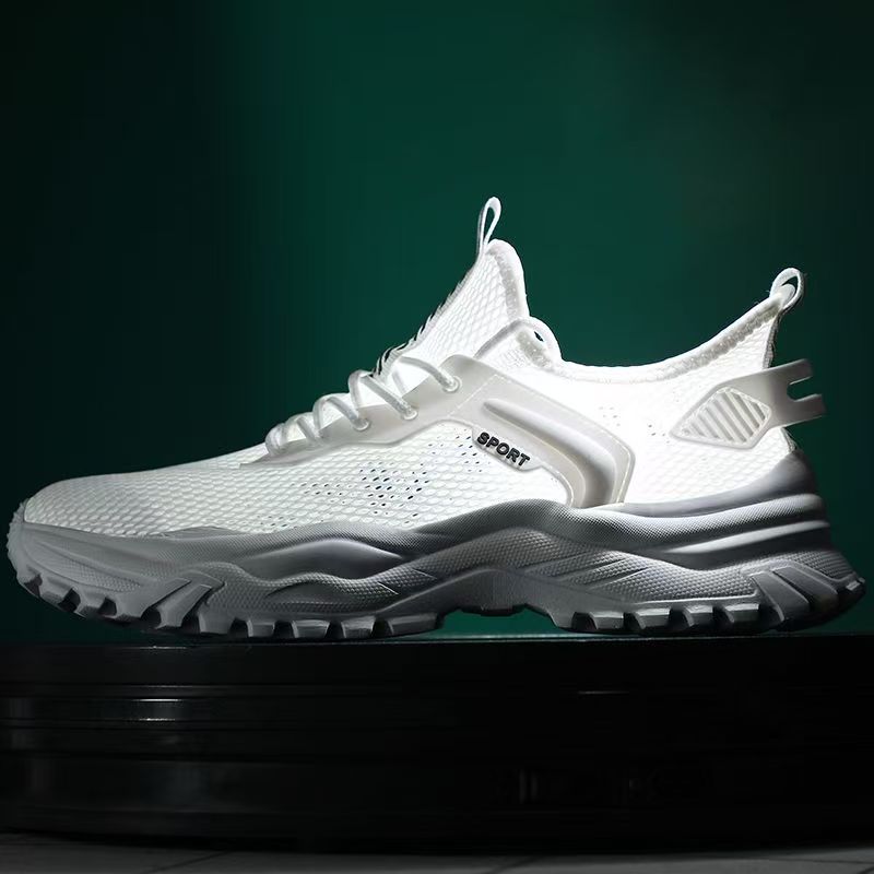 Ladies' sporty mesh sneakers with high wearing comfort