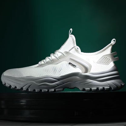 Ladies' sporty mesh sneakers with high wearing comfort
