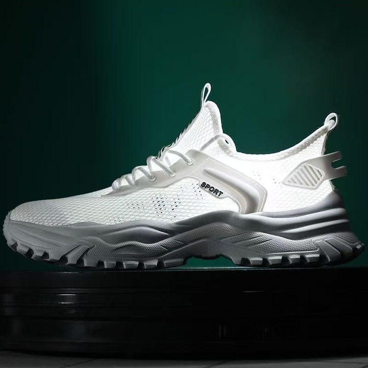 Ladies' sporty mesh sneakers with high wearing comfort