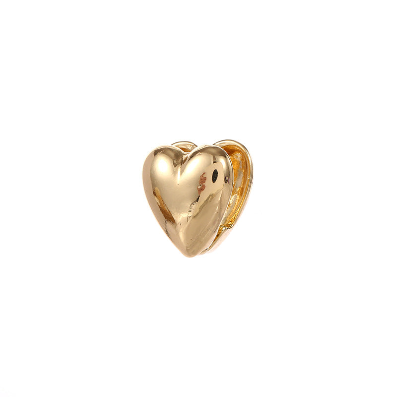 Women's heart-shaped ear clips Tom Cottons