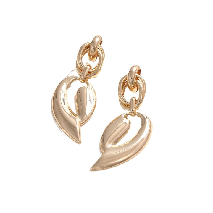 Women's Elegant Statement Earrings with Leaf Design Tom Cottons